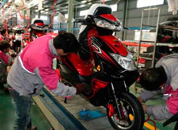 比德文电动车实现产销两旺