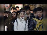 2015艺考大幕开启 中戏美女考生素颜清新靓丽【猪头传媒】